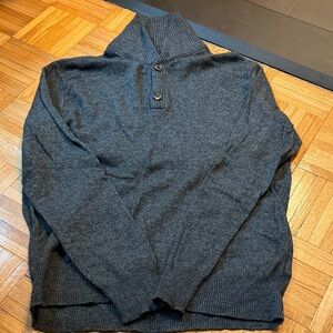 J. Crew Men's Charcoal Turtleneck Sweater